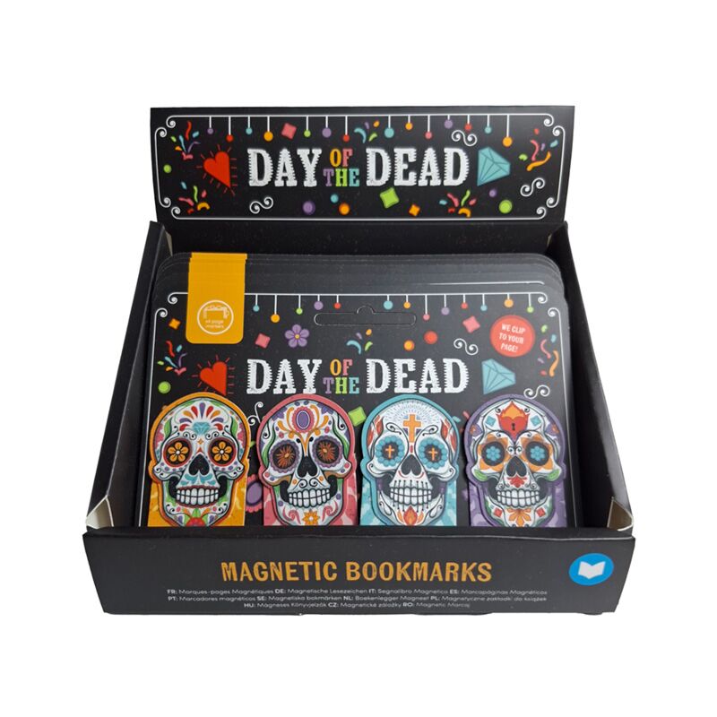 Set segnalibri magnetici Dia de los Muertos