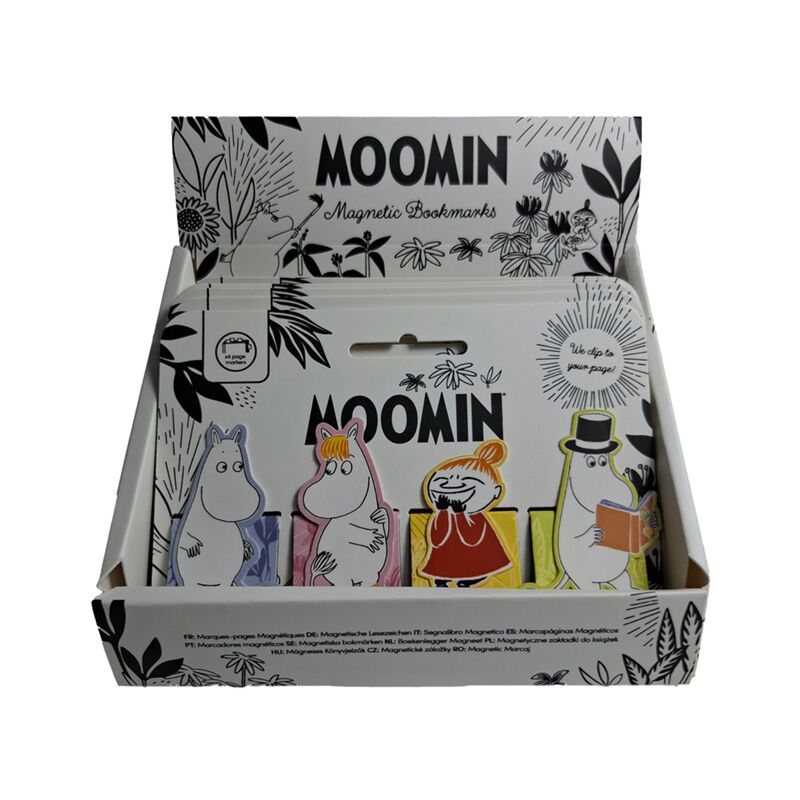Juego de marcapáginas magnéticos Union Moomin Tammi
