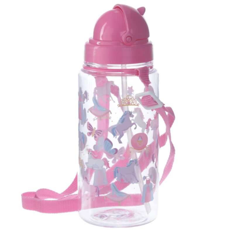 Unicornio Sostenible BPA Free 450 ml de botella de agua infantil paja