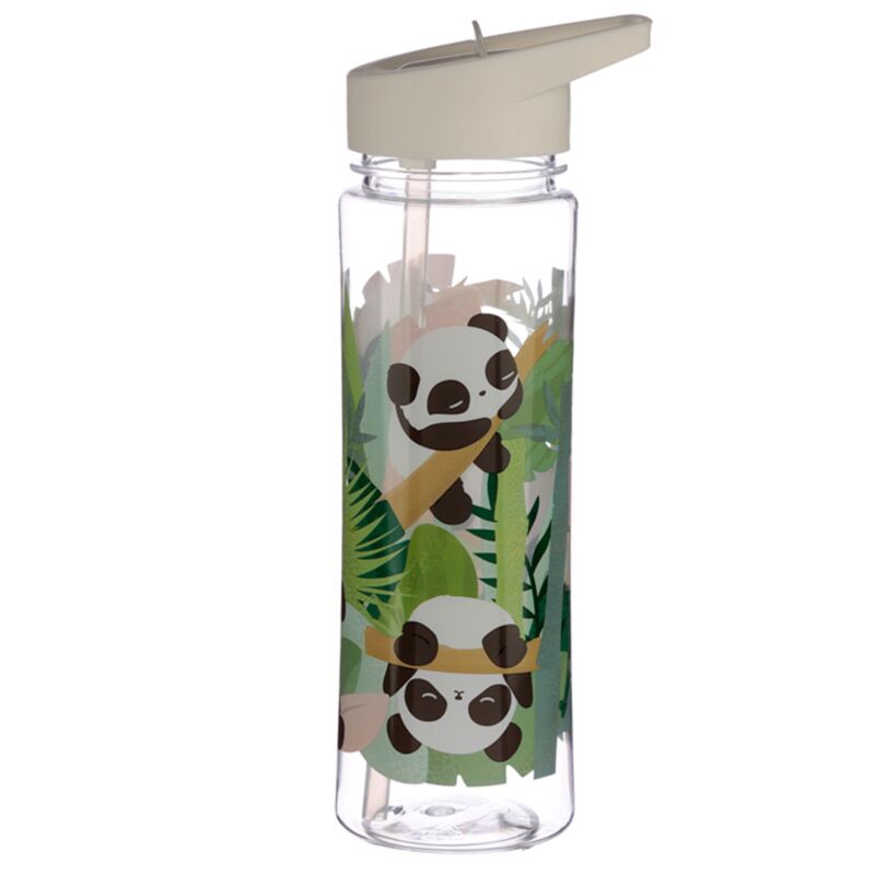 Panda Sustainable 550 ml di bottiglia d'acqua Flip Straw