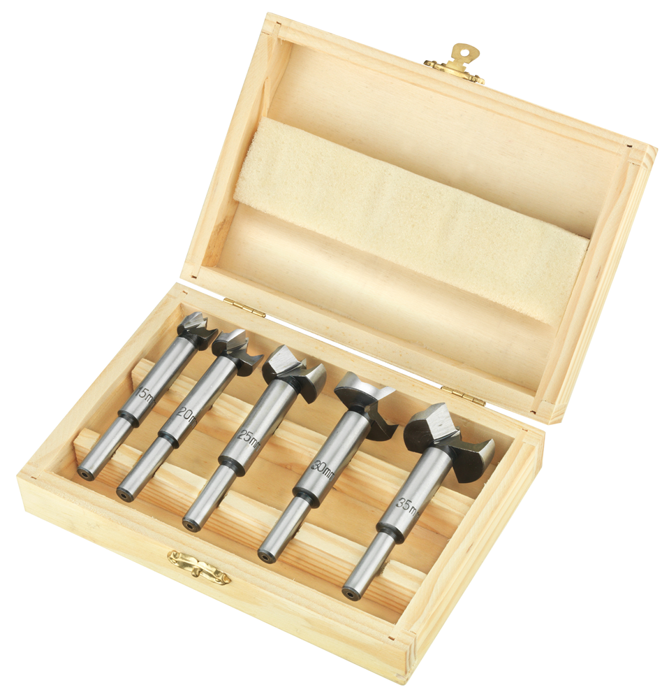 Con:p set frese per legno 5 pz - bp302505