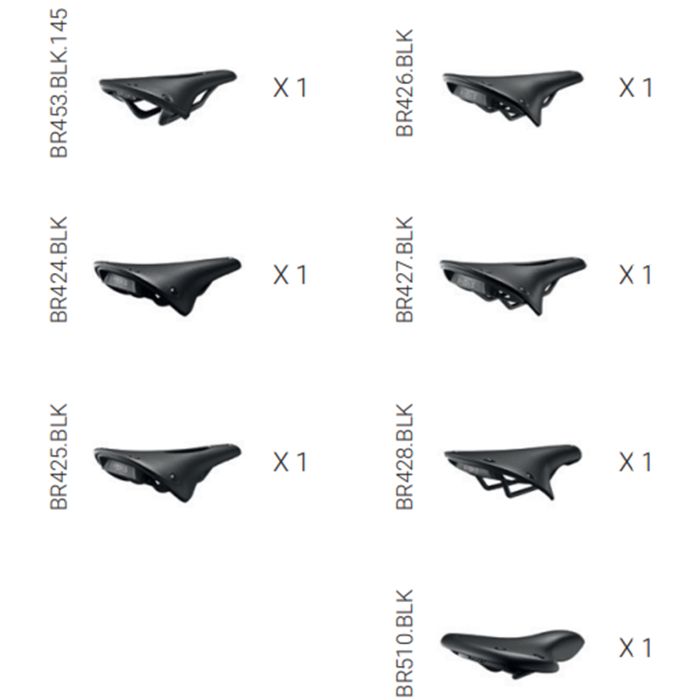 Kit cambio Brooks 2 (7 selle di prova)