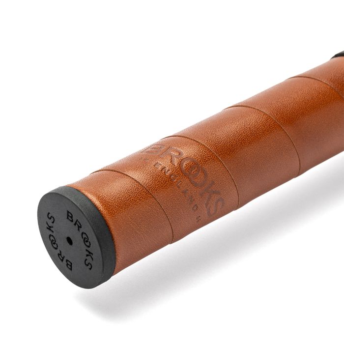 Empuñadura de cuero Brooks Willow (130+130 mm) - miel