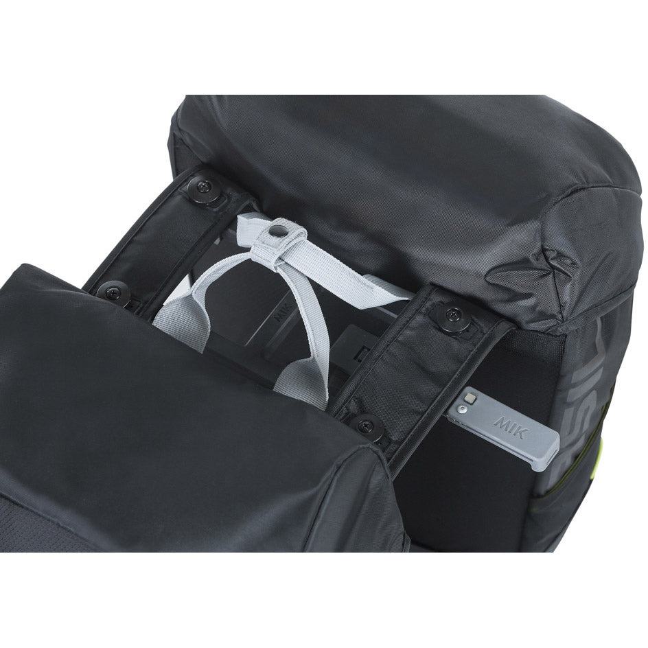 Basil Basil Double Bicycle Borsa miglia 34 litri 13 x 26 x 35 cm (2x) lime nero
