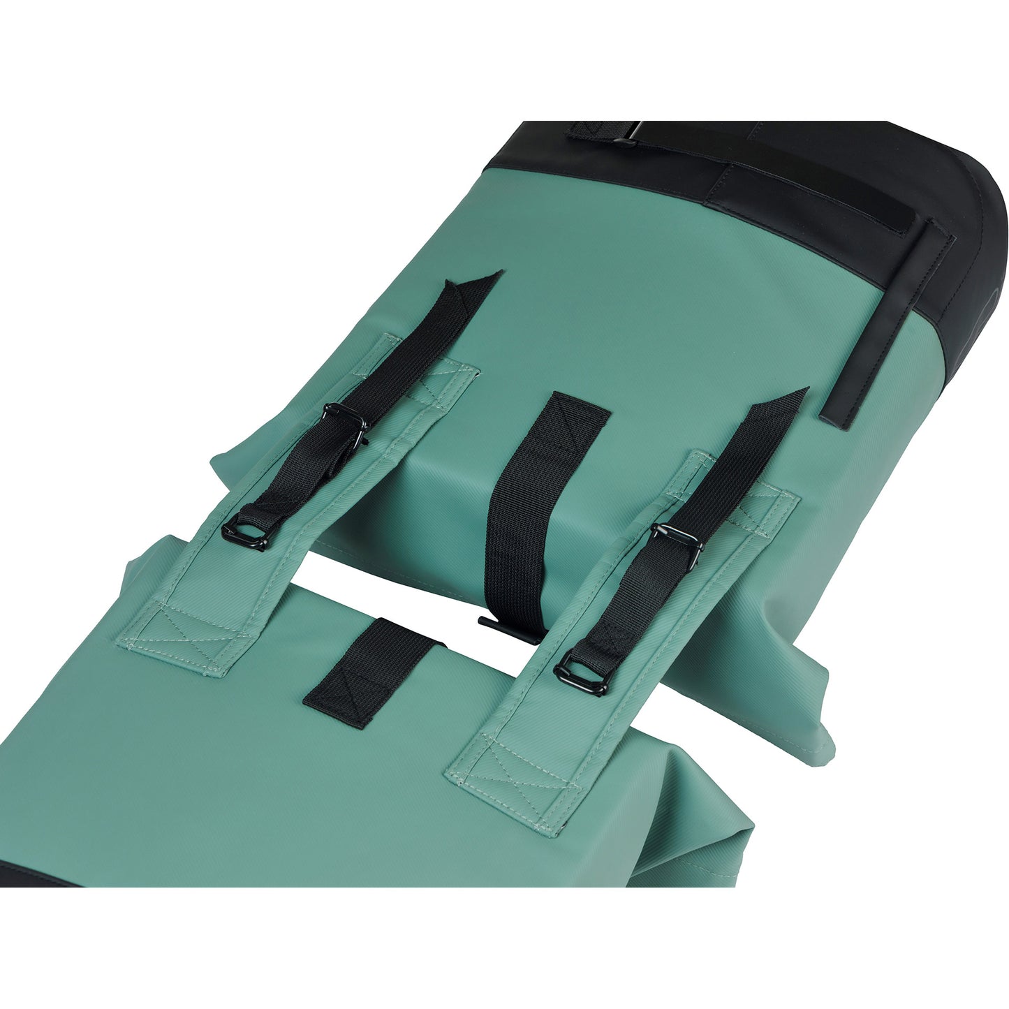 Basil borsa doppia per bicicletta cove 28-32l 14 x 29 x 36 cm - verde nero