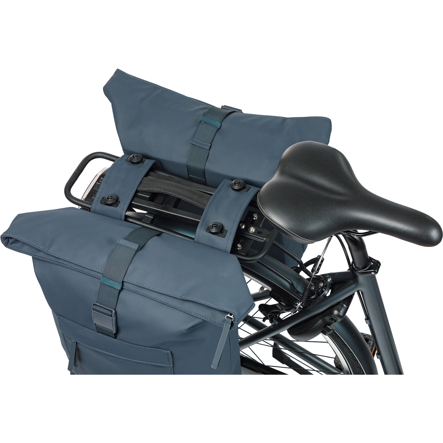 Basil borsa doppia bici brooklyn mik 41l 14 x 30 x 37 cm - blu