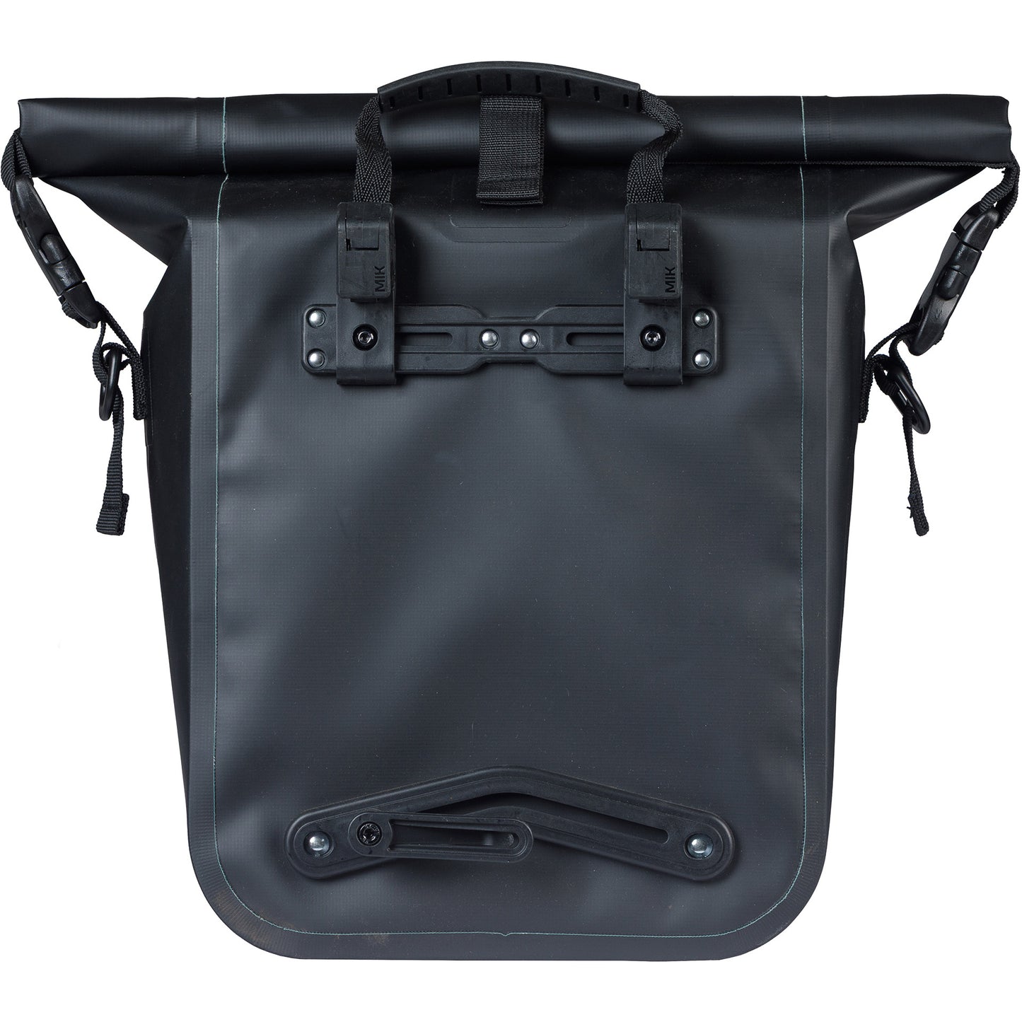 Basil borsa singola da bicicletta rivo m telone mik 12-15l 14 x 25 x 38 cm - nero