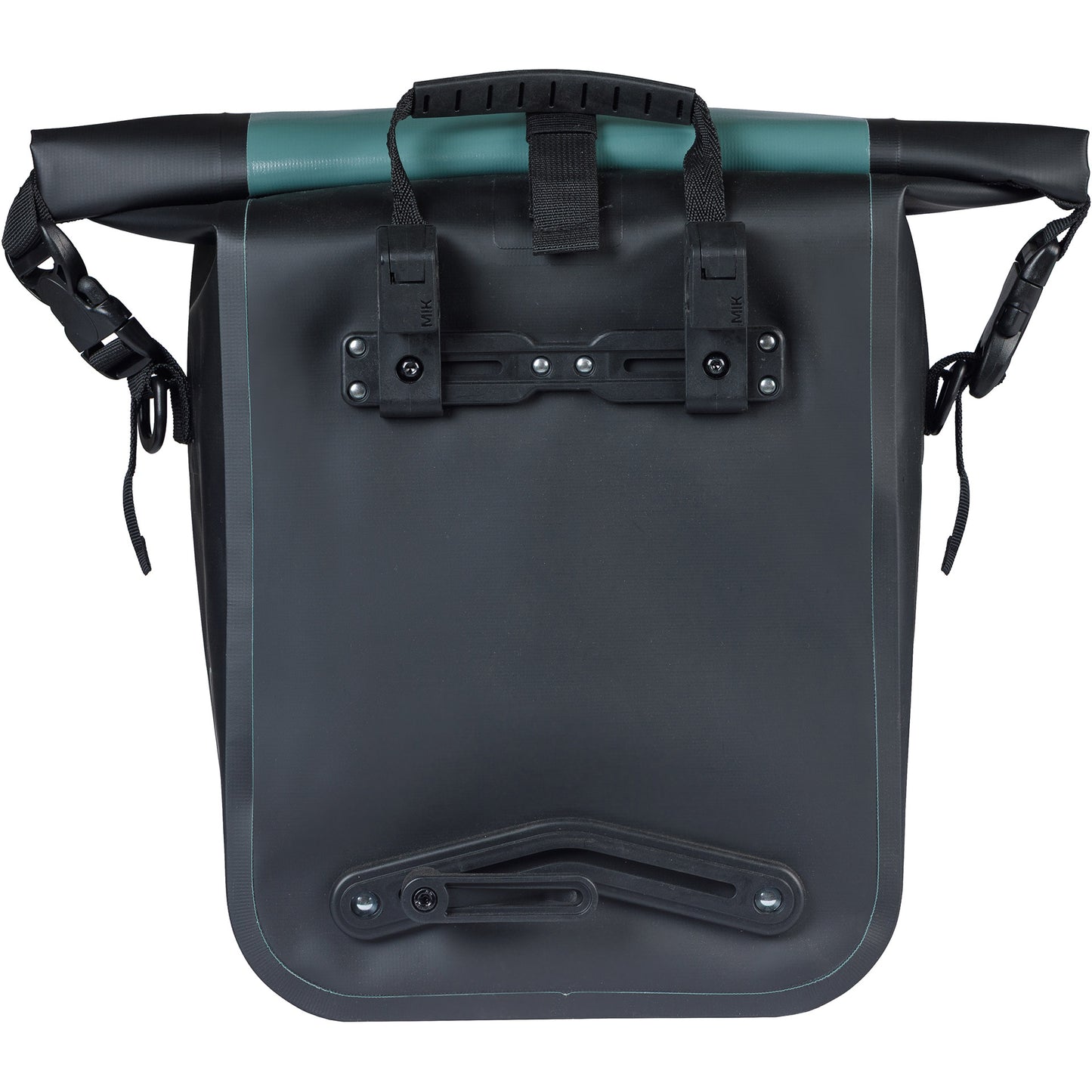 Basil borsa bici singola rivo m telone mik 12-15l 14 x 25 x 38 cm - verde nero