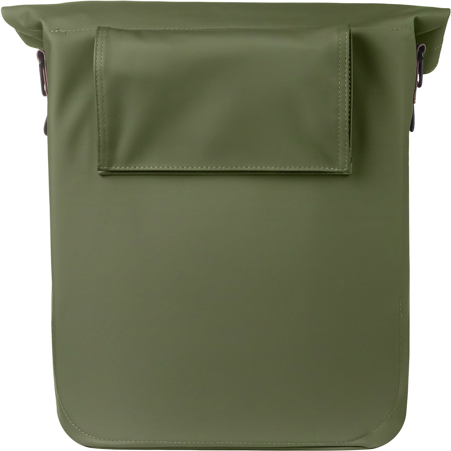 Bolso shopper Basil bag city verde | ganchos de micrófono | 16l