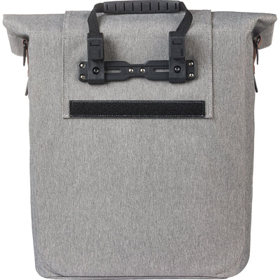 Bolso shopper Basil bag city gris | ganchos de micrófono | 16l