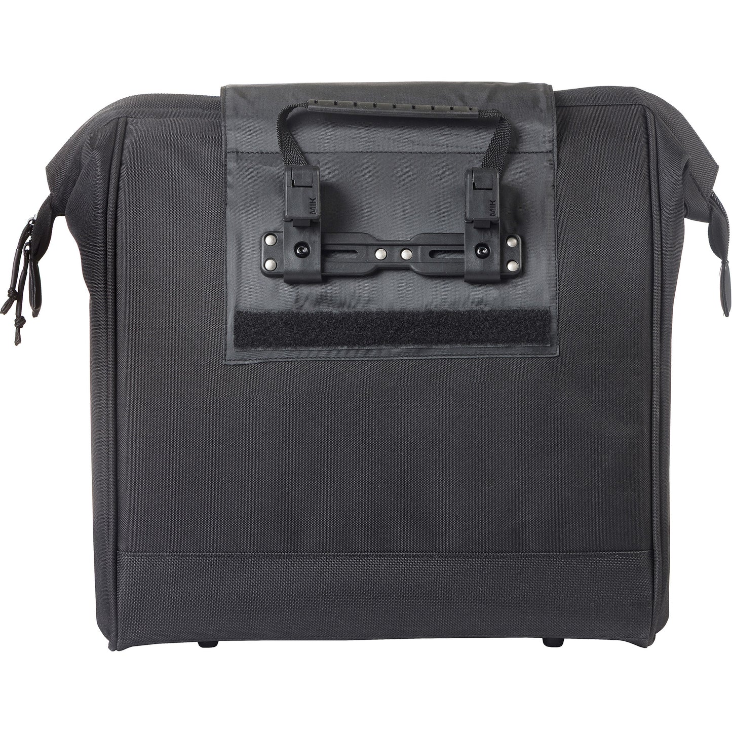 Borsa Basil grande shopper per biciclette nera | ganci mik | 23 l