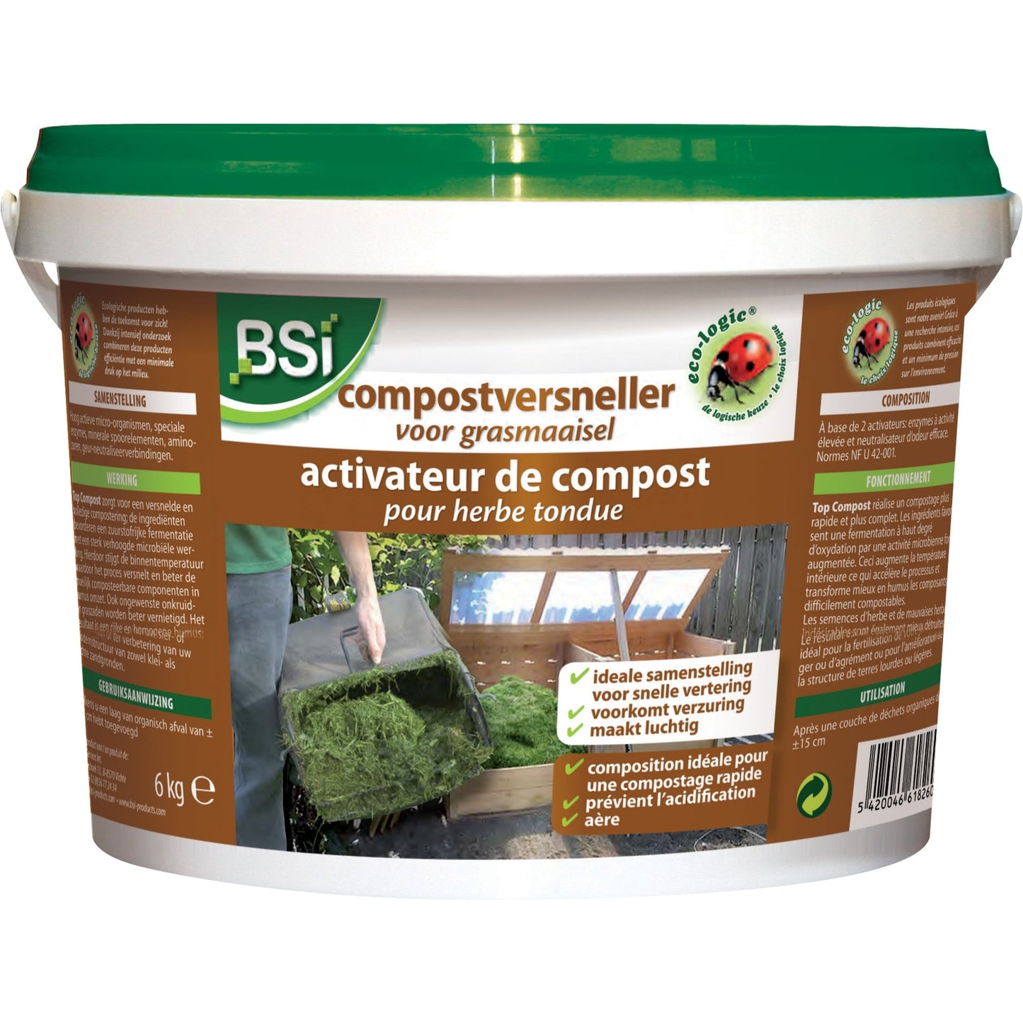 BSI Acelerador de compost para recortes de hierba 6 kg