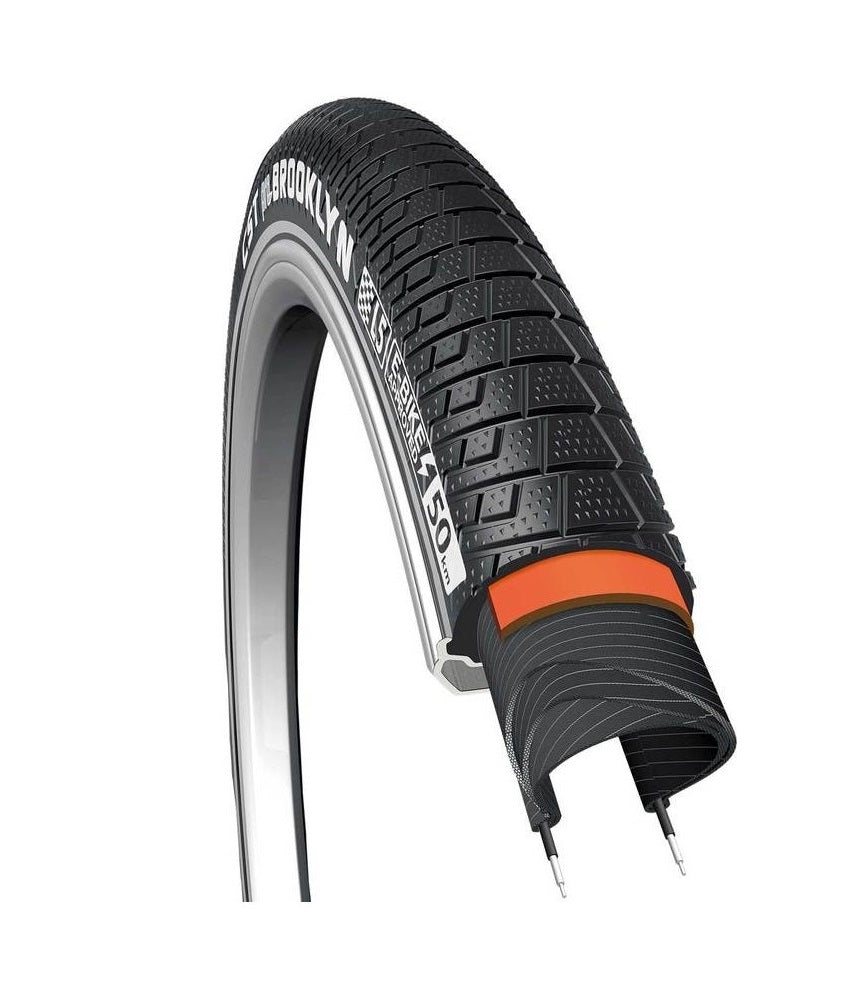 Piene: CST Brooklyn Colore: nero (2 mm anti-allenta) Dimensione: 24x2.15, Etro 55-507