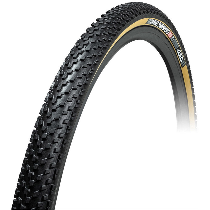 neumático hacia afuera (40-622) 700-40C Gravel Swampero Black Beige Plegado Cinta