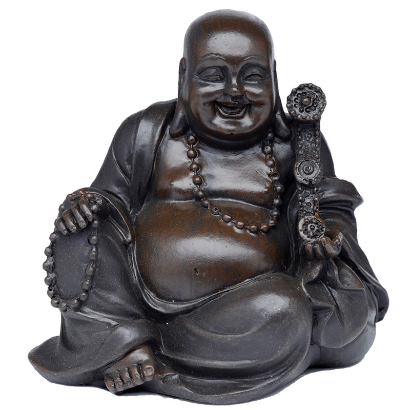 Paz del este de la madera cepillada en el este Buda de risa china