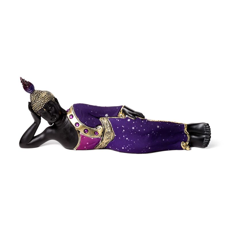 Buddha thailandese nero viola riposo
