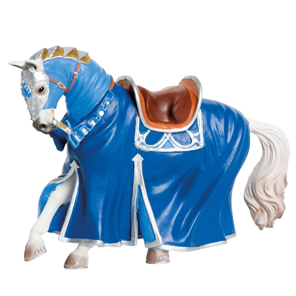 Cavallo da torneo Bullyland blu (80769)