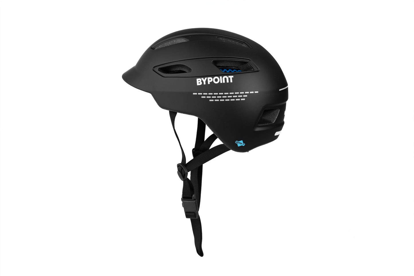 Casco bypoint U-tert piatto nero m 54-58 cm