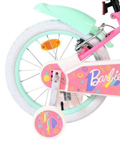 Barbie kinderfiets - meisjes - 16 inch - roze - twee handremmen
