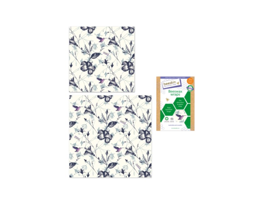 Beeskin Bijenwas paños colocados medianos y grandes colibríes