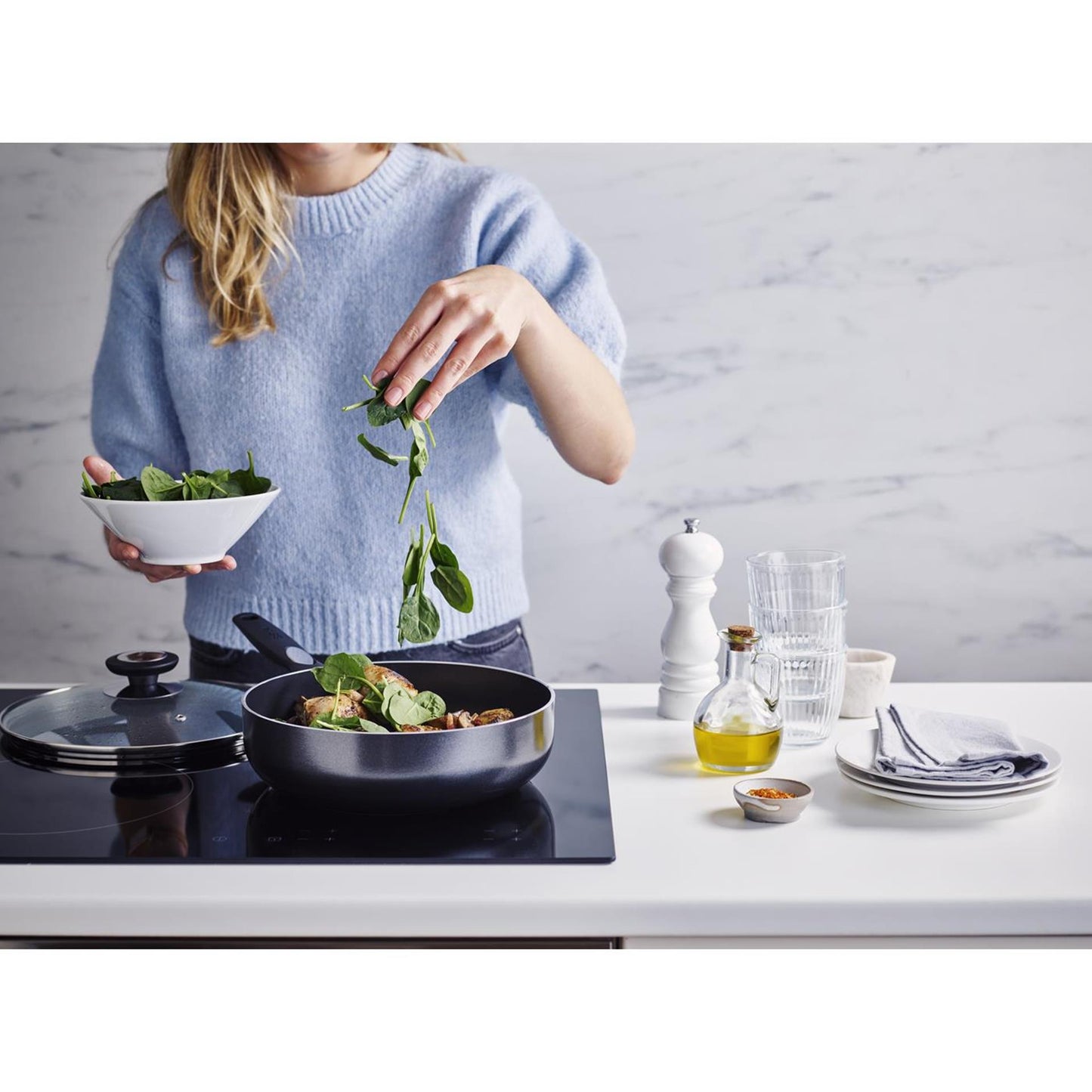 Beka pro induct -span con tapa de vidrio 28 cm