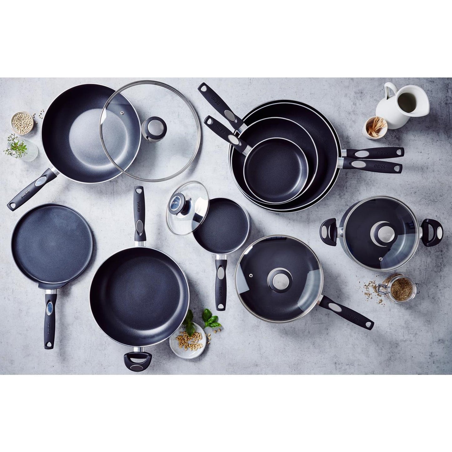 BEKA PRO INDUC PAPO CON LID in vetro 16 cm