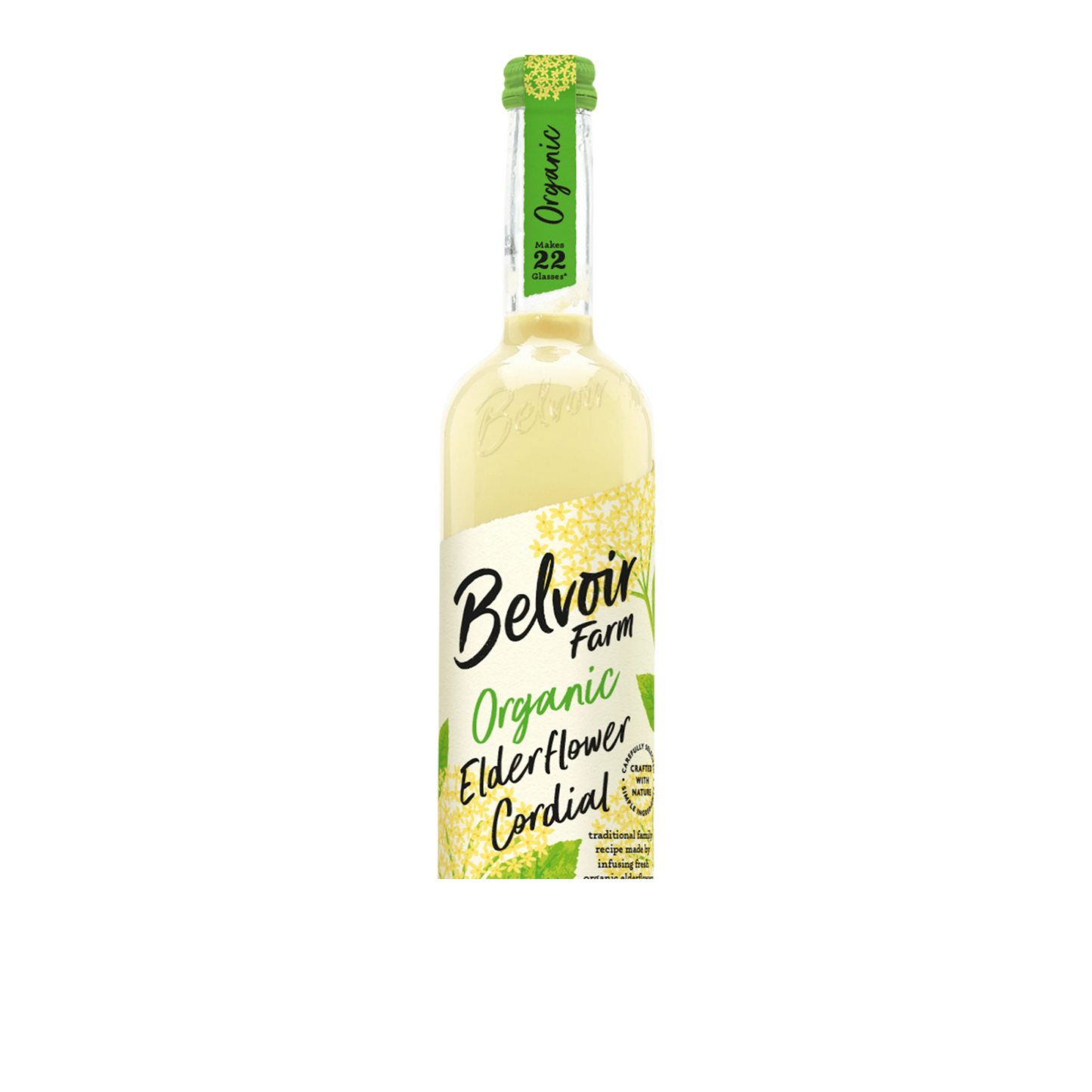 Belvoir sciroppo di fiori di sambuco cordiale biologico (6x 500ml)