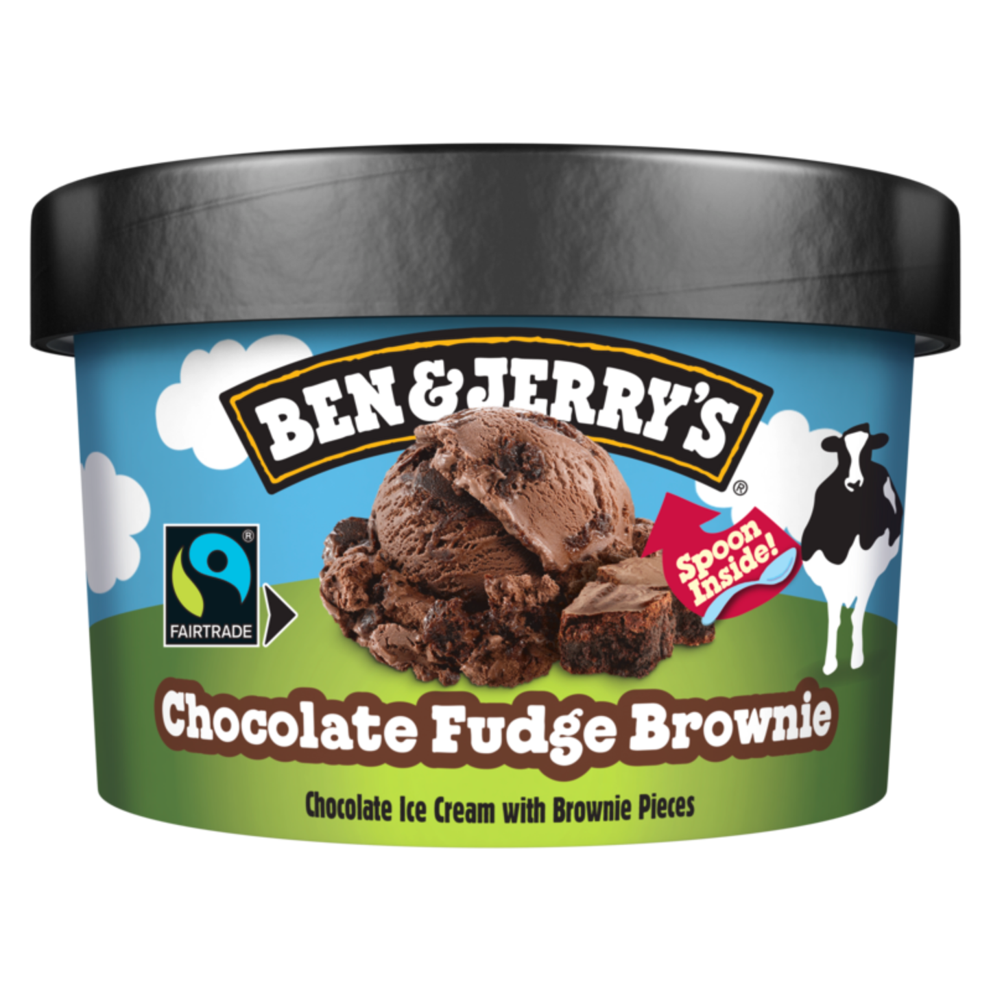 Brownie de chocolate y dulce de leche shortie de Ben Jerry (12x 100 ml)
