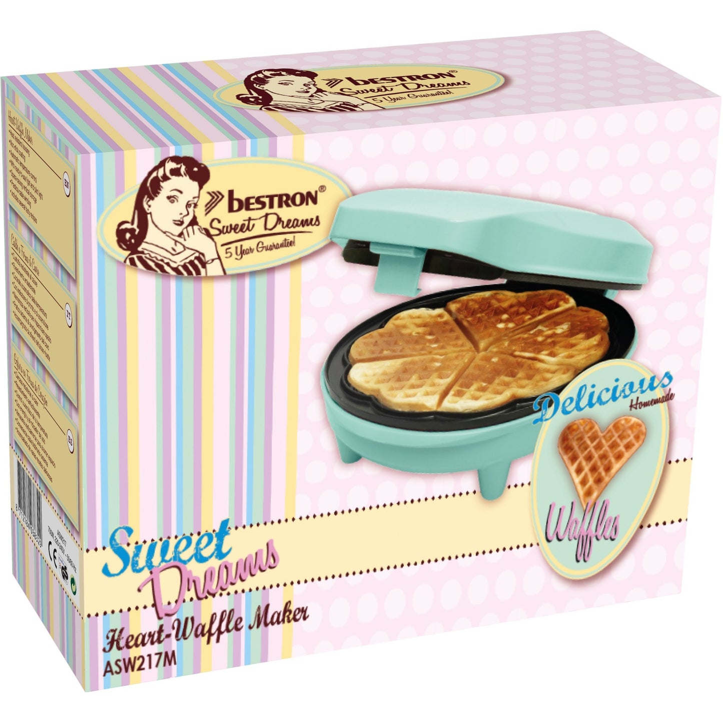 Bestron asw217m hartjeswafelmaker