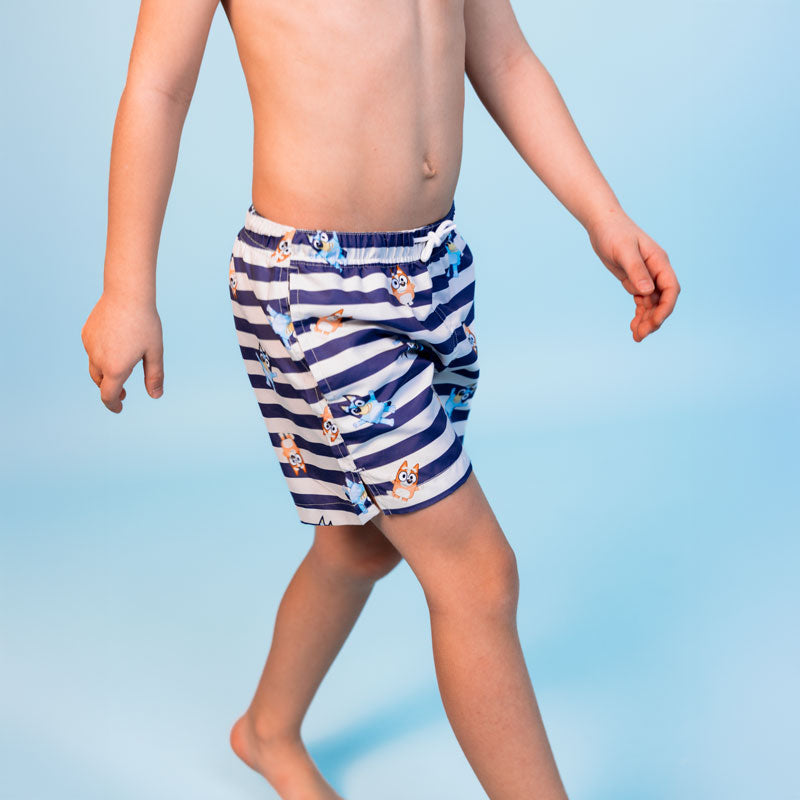 Bluey | Trunks da nuoto blu bianco UV ragazzi