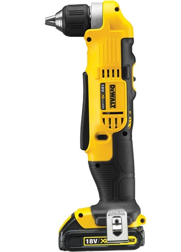 Trapano ad angolo retto a batteria Dewalt dcd740c1 18v | Ioni di litio 18v 1,5ah - dcd740c1