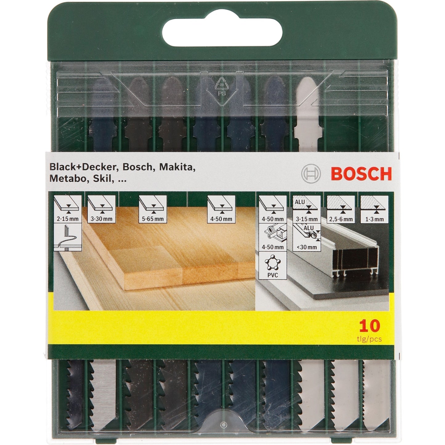 Juego de cuchillas de rompecabezas de Bosch