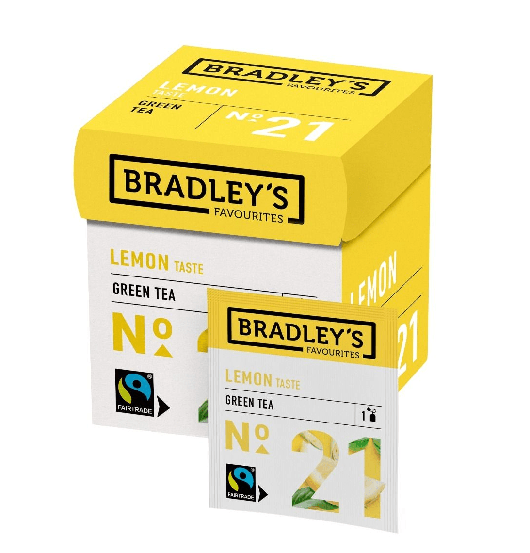 El té verde favorito de Bradley, limón no. 21 (72x 1,75 g)
