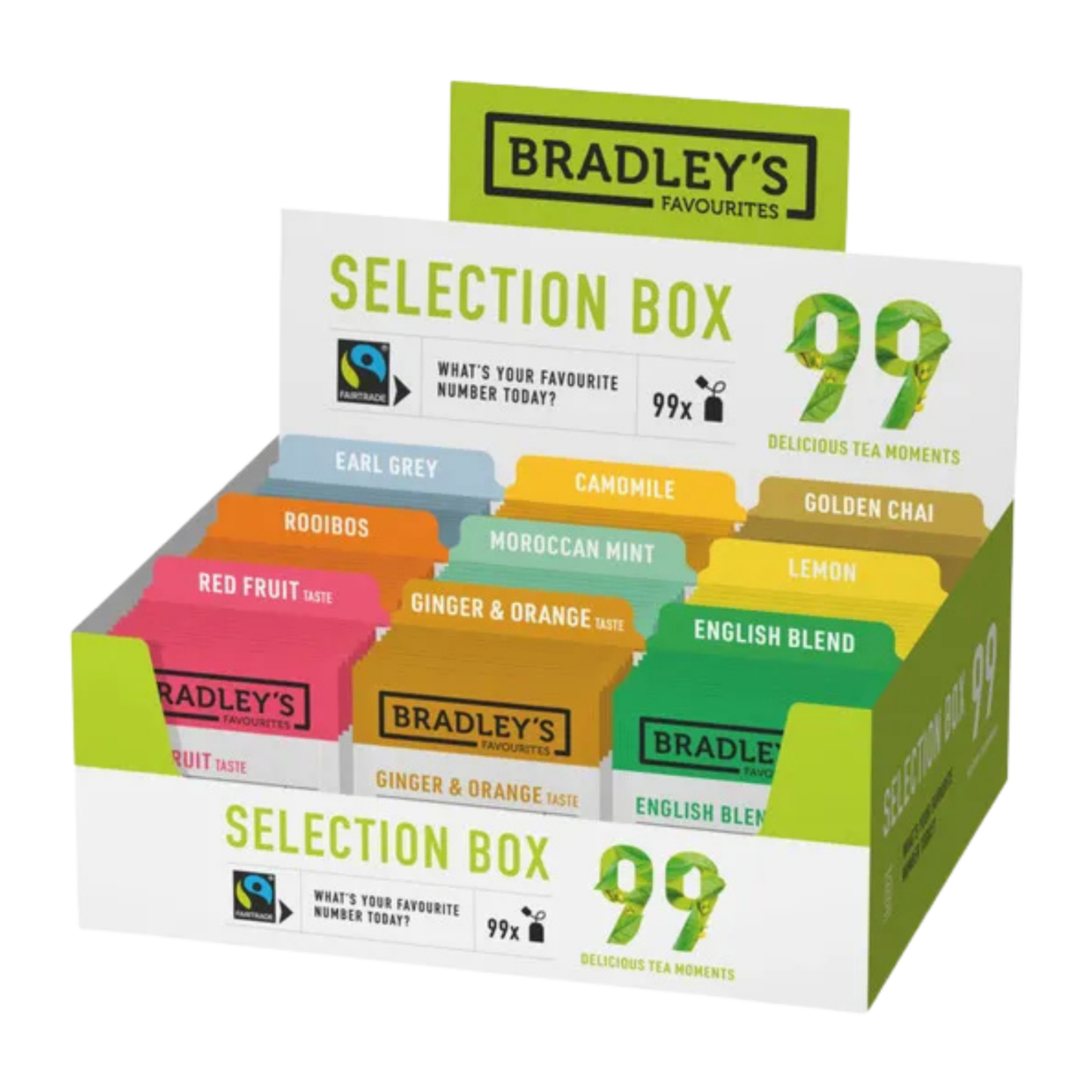 Caja Caja de selección de favoritos de Bradley (9 × 11 bolsas)