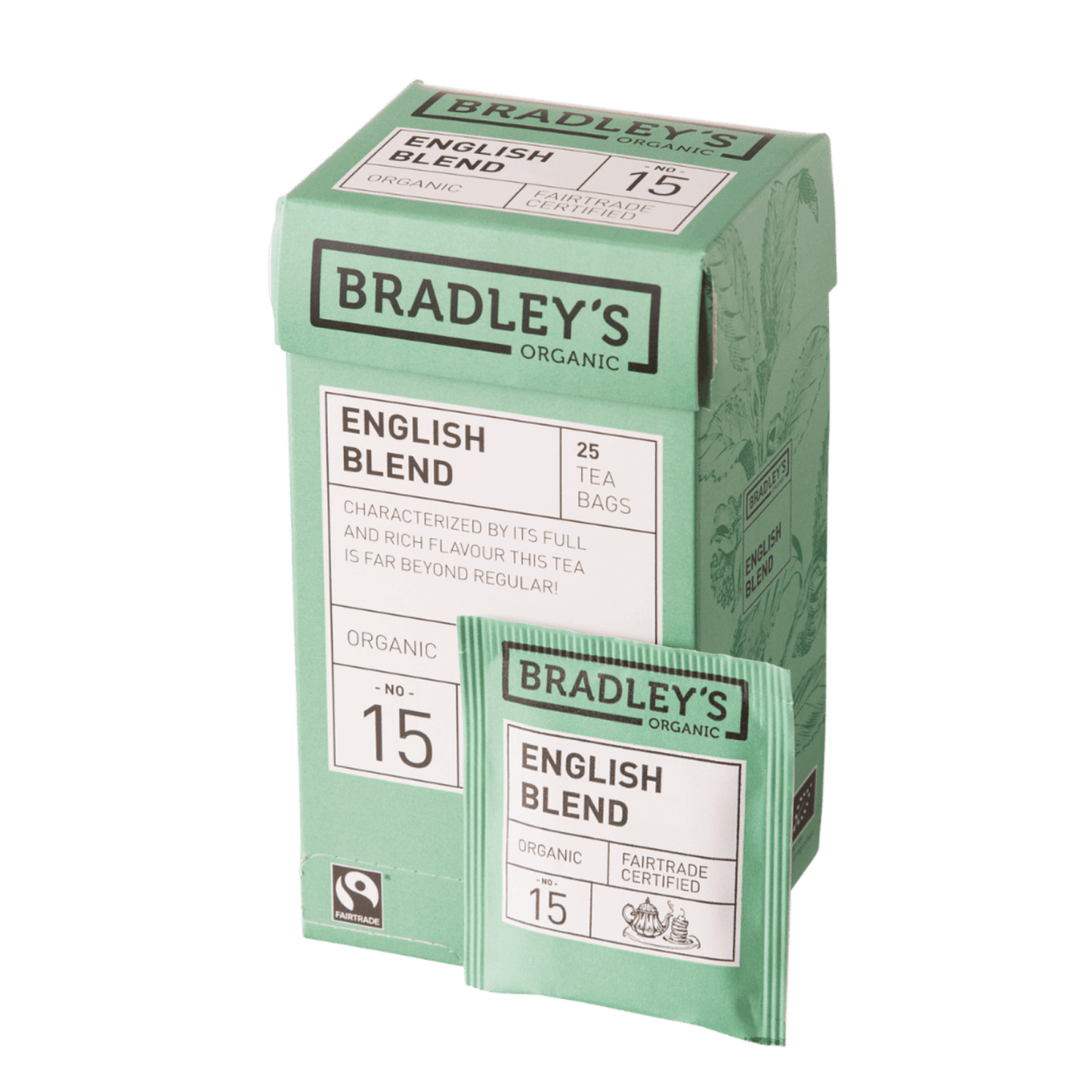 Bradley's English Blend biologico n.15 (4x25 buste)