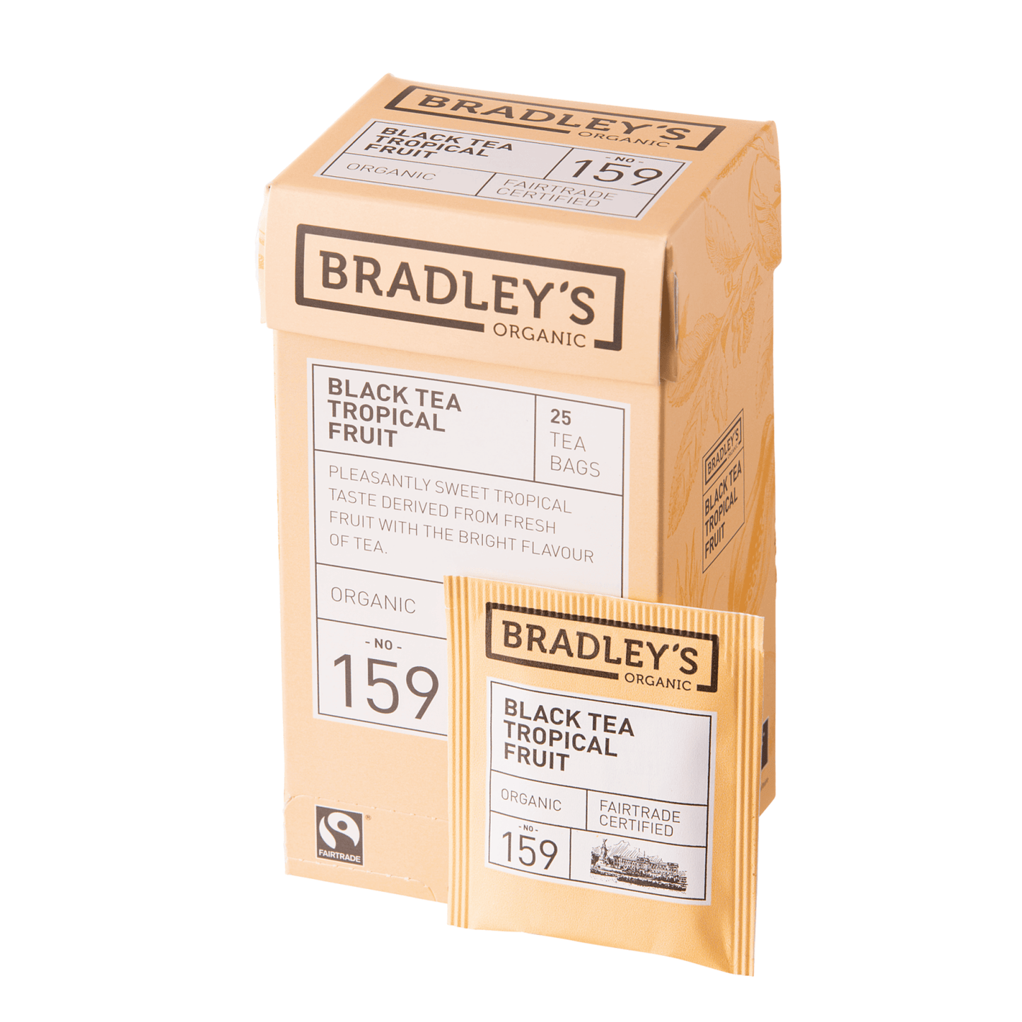 El orgánico no. 159 té negro frutas tropicales (25x 2gr)