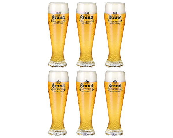 Bicchiere Weizen di marca (6x 50cl)
