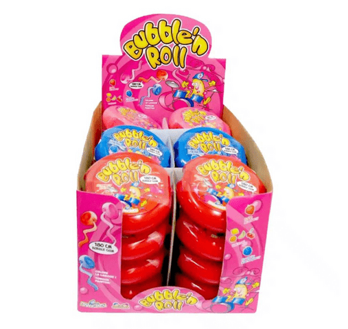 Caramelle divertenti Bubble 'n Roll (24x 58gr)