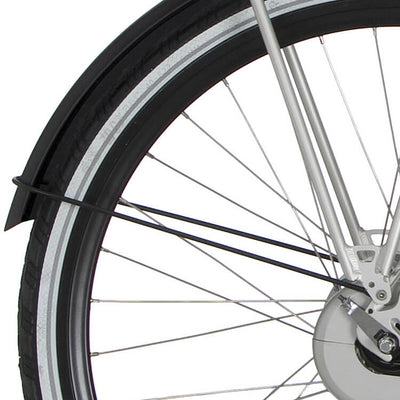 Cortina Fender Rod posteriore 28 Matt nero a onda elettronica