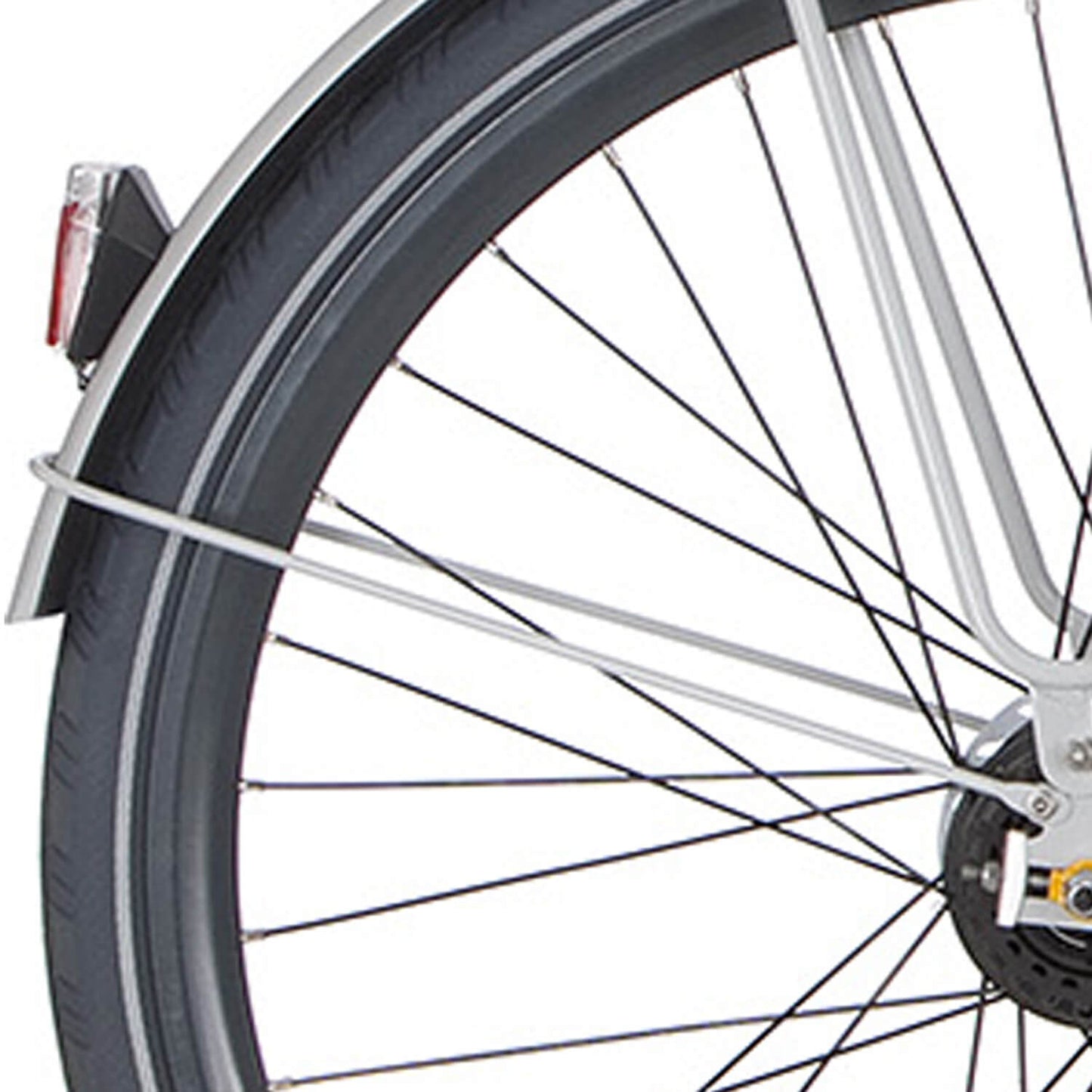 Cortina Fender Rod posteriore posteriore a 28 velocità sfera bianca