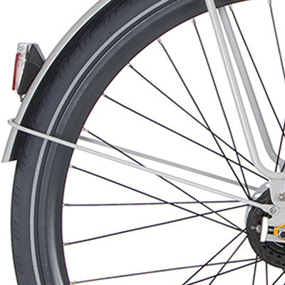 Cortina Fender Rod posteriore posteriore a 28 velocità sfera bianca