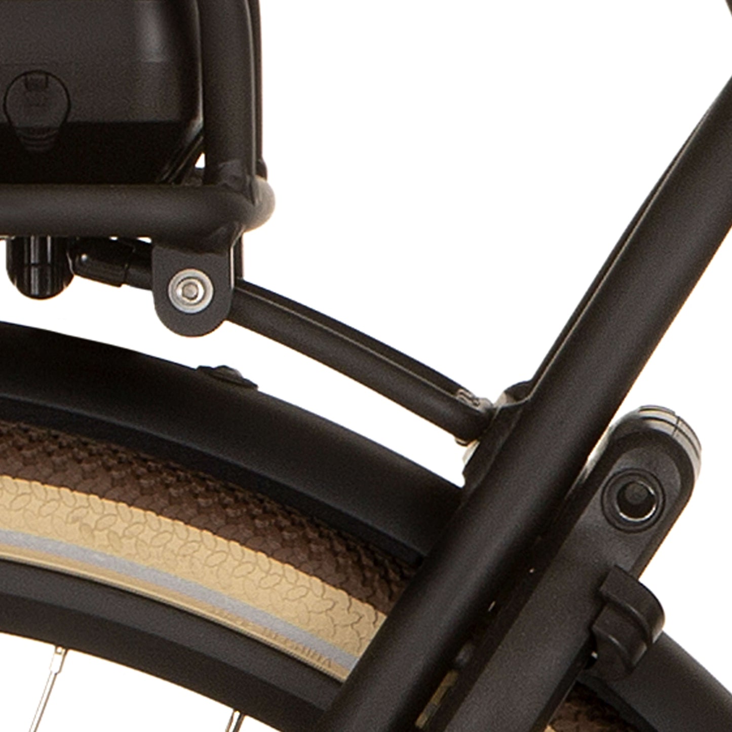 Cortina Achterdrager Soporte de 150 mm Jet Black Matt