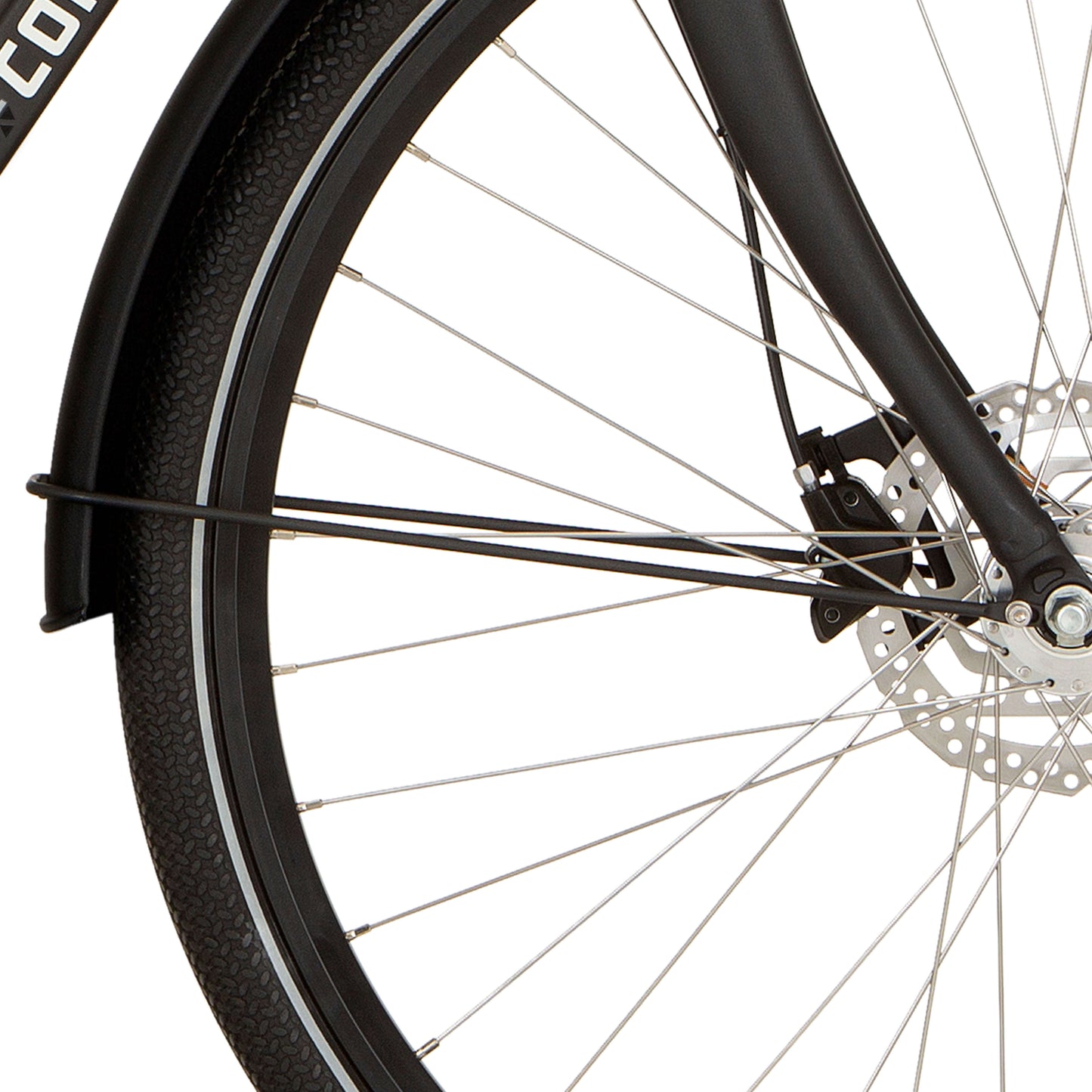 Cortina Barra parafango per 28 Foss nero diamante opaco