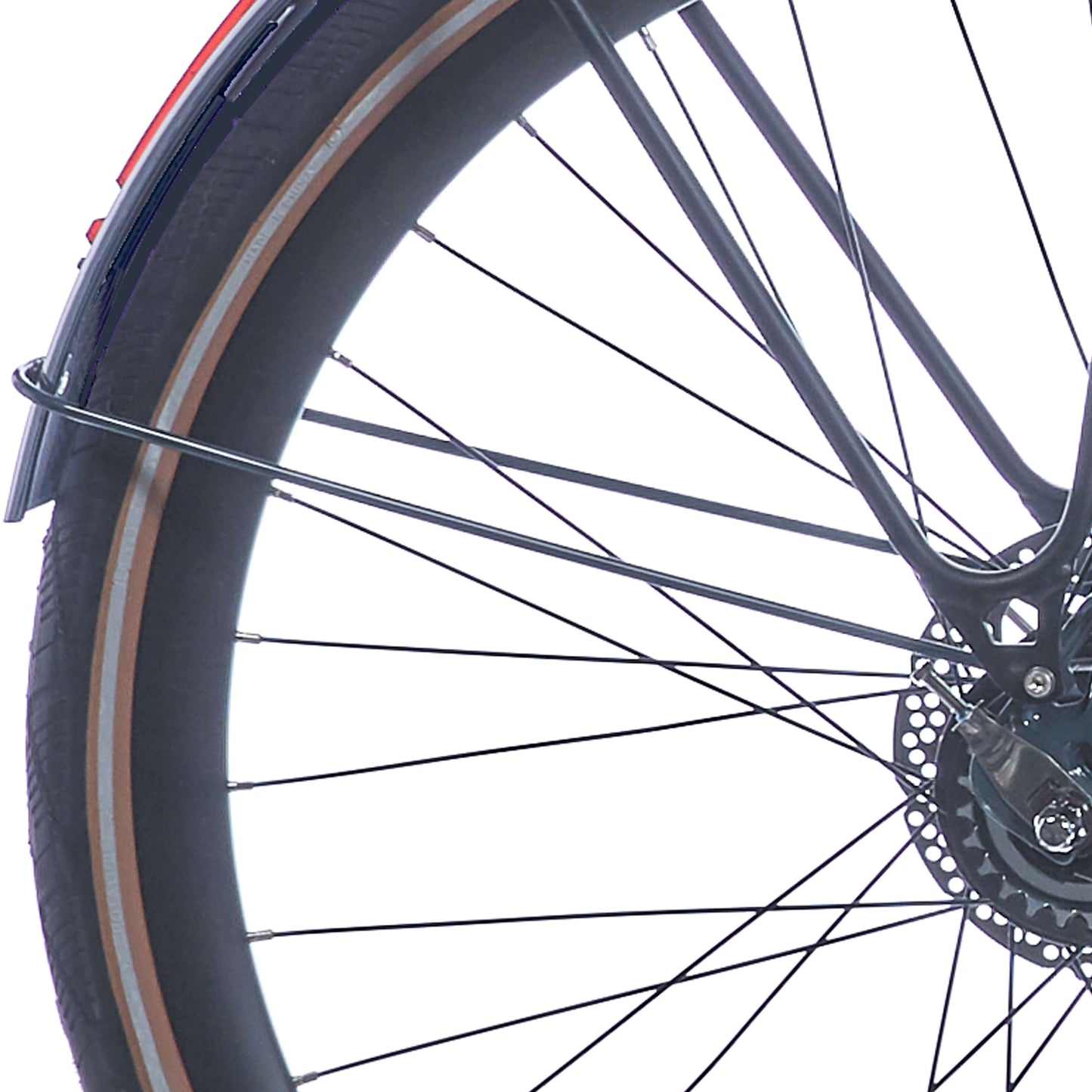 Asta del parafango Cortina posteriore 28 mozzo verde scuro