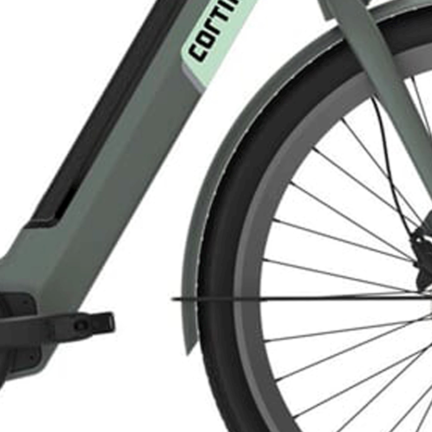 Cortina Fender para 28 E-Nite Titanic Green Matt