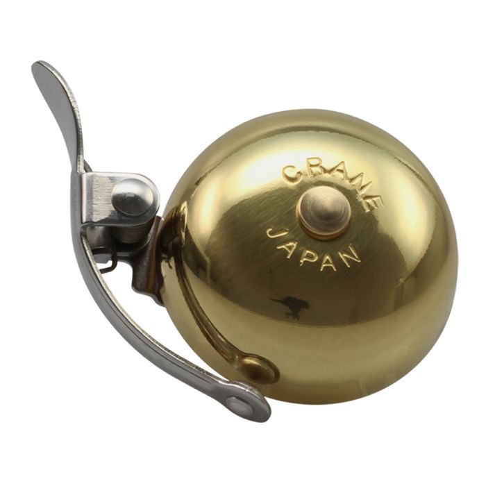 Campana Crane mini suzu (banda de acero) - oro