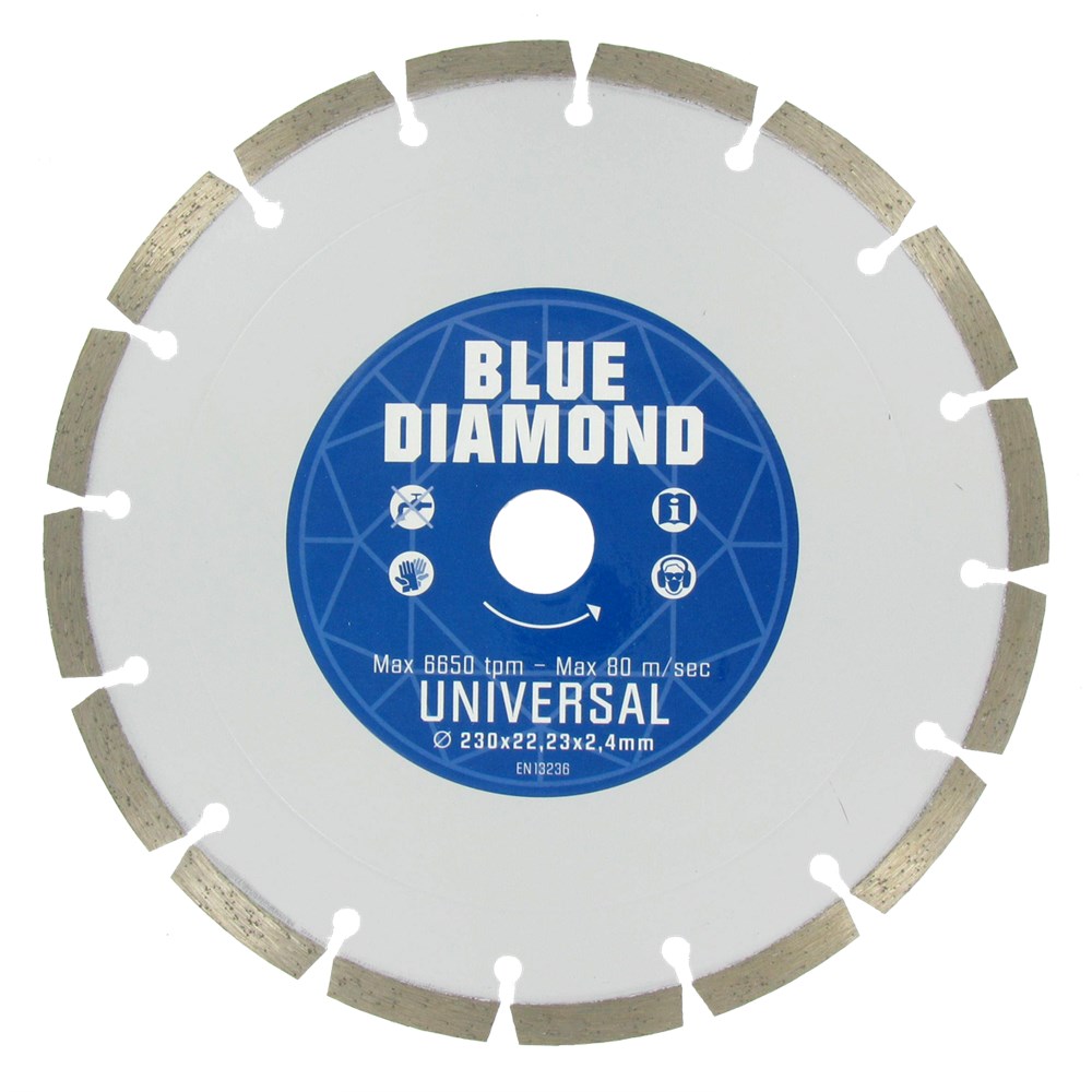 Lama diamantata carati ø150 diamante blu universale
