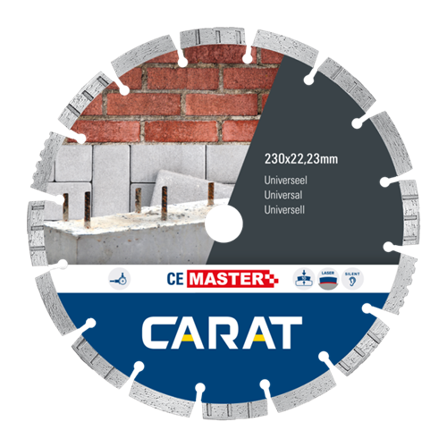 Lama diamantata carati 125x22,22 universale ce master