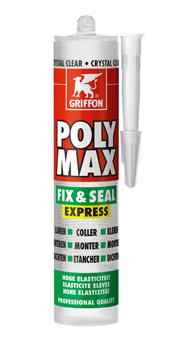 Sigillante di montaggio Griffon Polymax Fix Seal trasparente 300g
