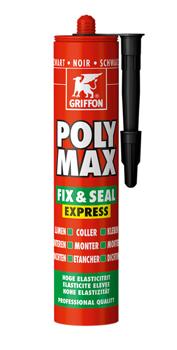 Kit guarnizioni di montaggio Griffon polymax fix seal nero 425g